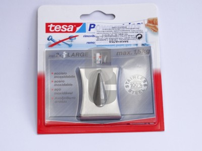 Закачалка единична ИНОКС - правоъгълна -Теса-